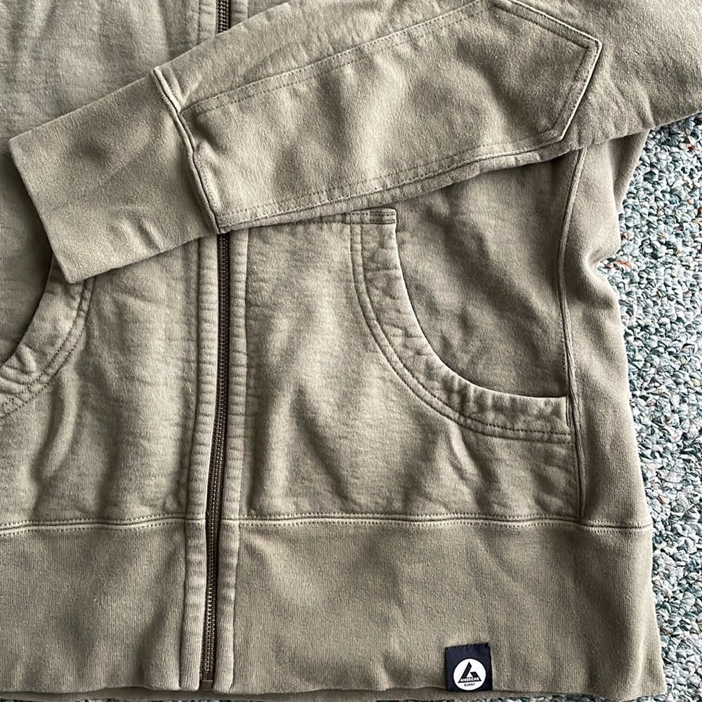 American Giant hoodie Green XL - Picture 2 of 4